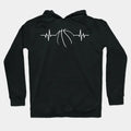 Basketball Heartbeat - Cool Funny Basketball Lover Gift Hoodie