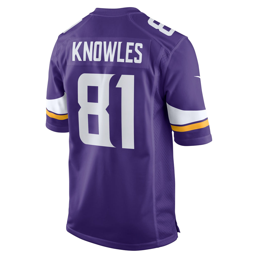 Malik Knowles Minnesota Vikings Team Game Jersey - ?Purple