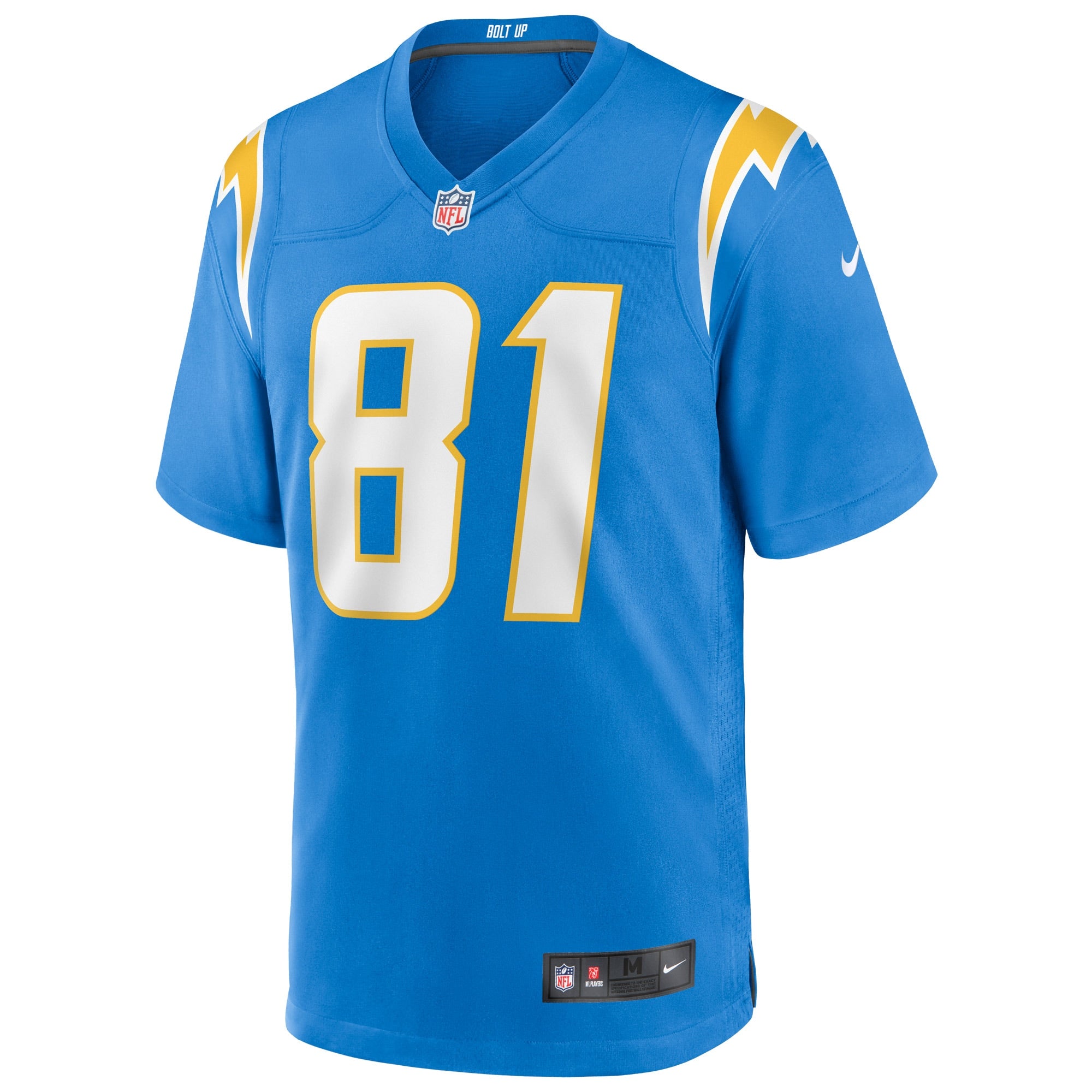 Mike Williams Los Angeles Chargers Game Jersey - Powder Blue