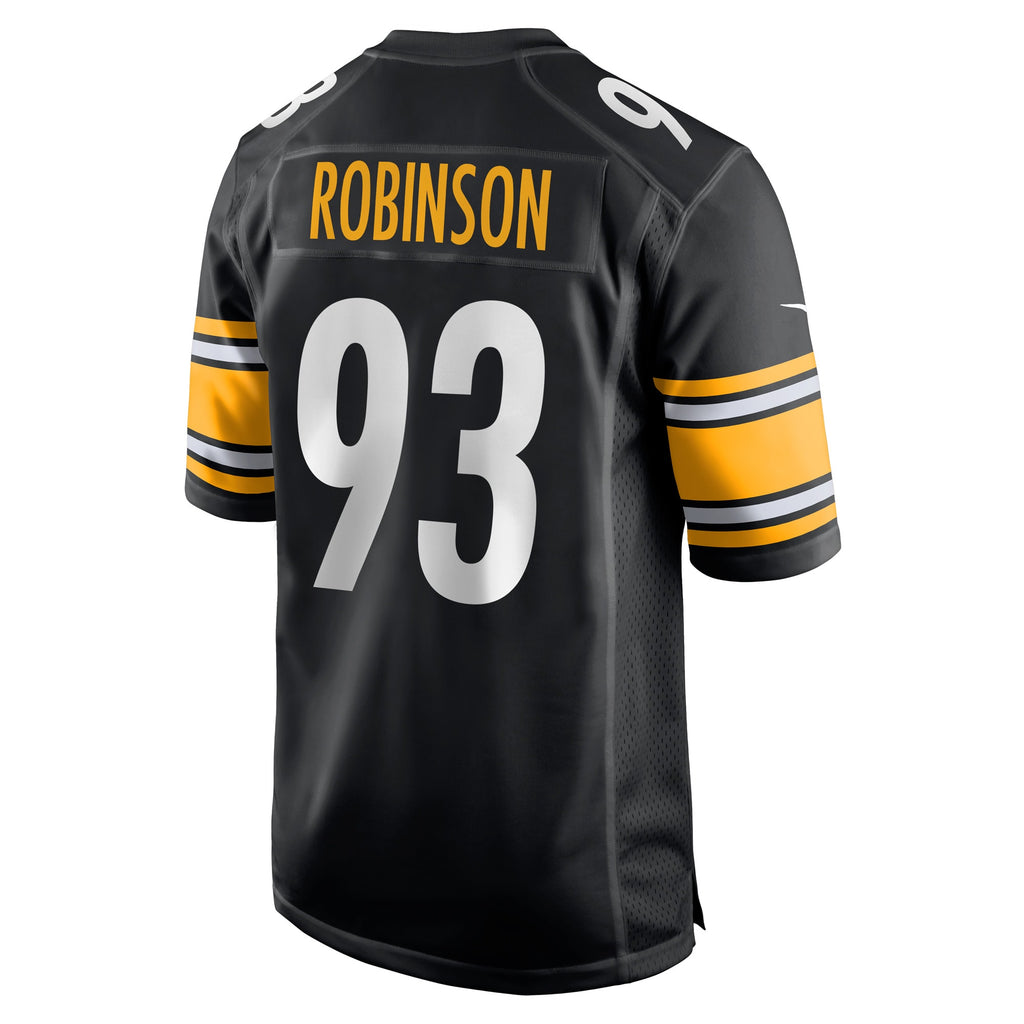 Mark Robinson Pittsburgh Steelers Game Player Jersey - Black