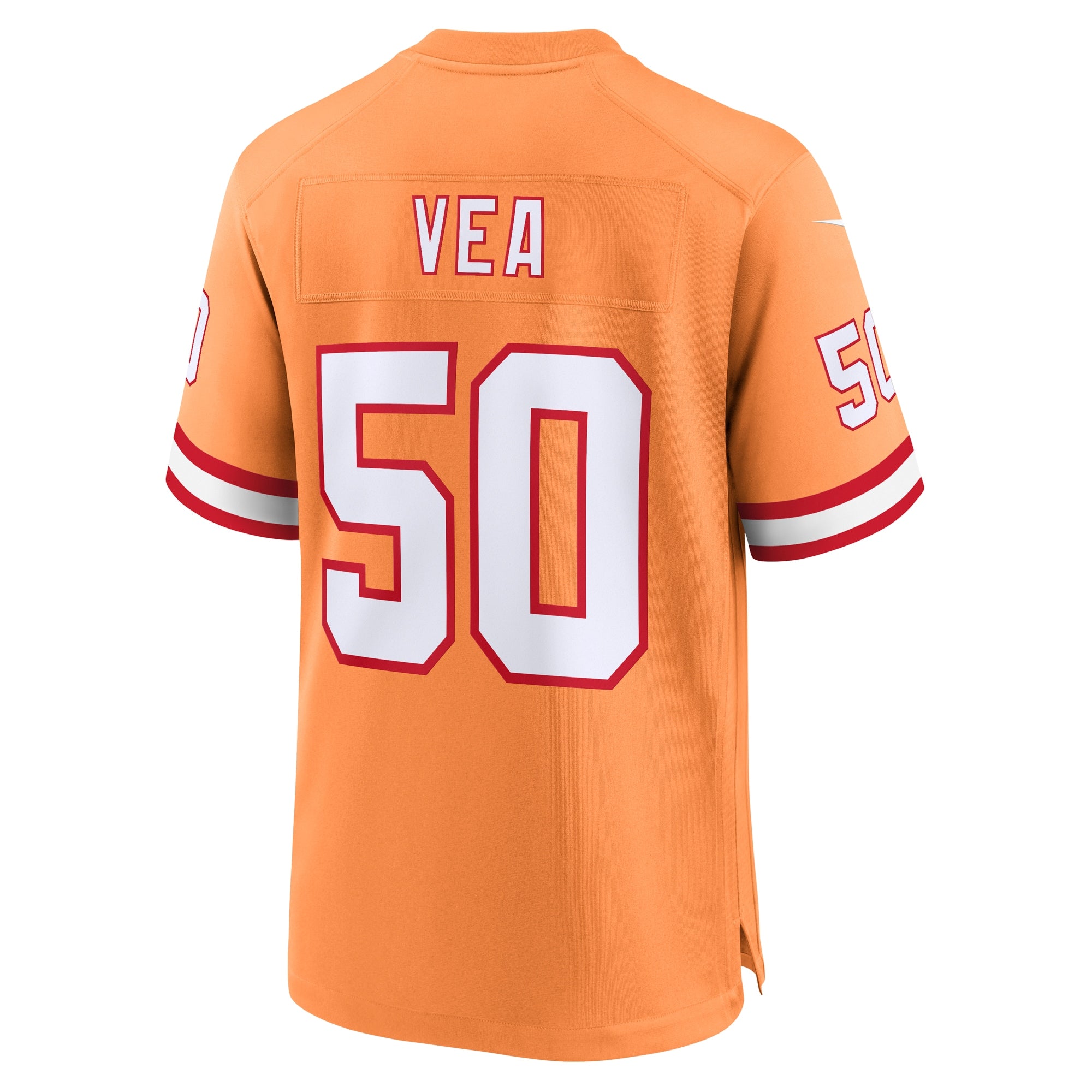 Vita Vea Tampa Bay Buccaneers Throwback Game Jersey - Orange