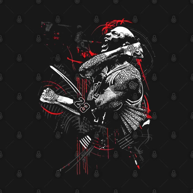 Michael Jordan Black Art T-Shirt