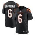 Jake Browning Cincinnati Bengals Game Jersey - Black