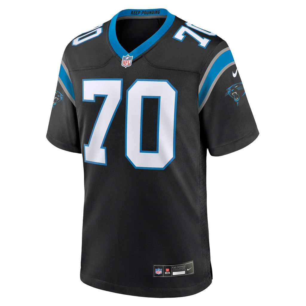 Brady Christensen Carolina Panthers Team Game Jersey - Black