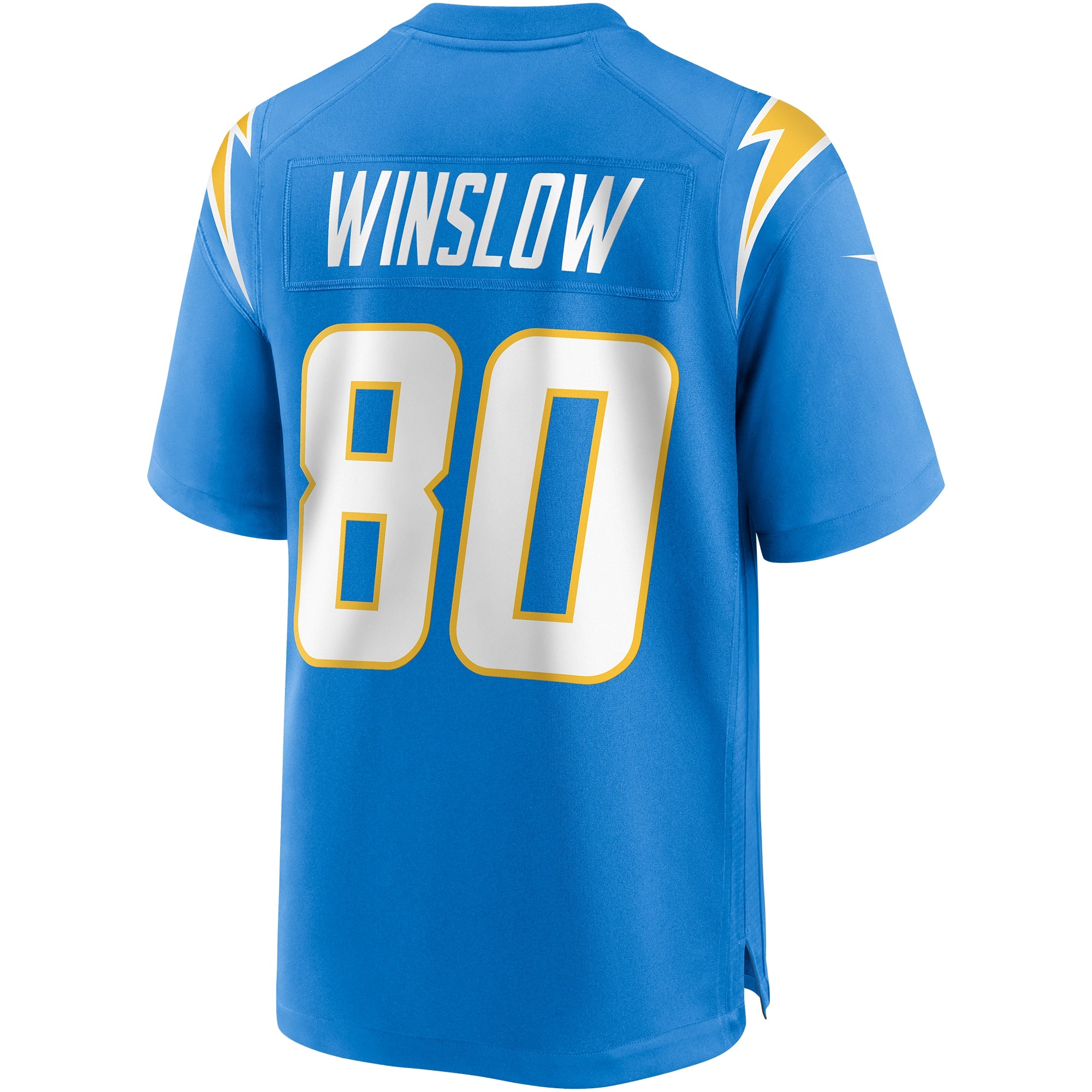 Kellen Winslow Los Angeles Chargers Game Retired Player Jersey - Powder Blue