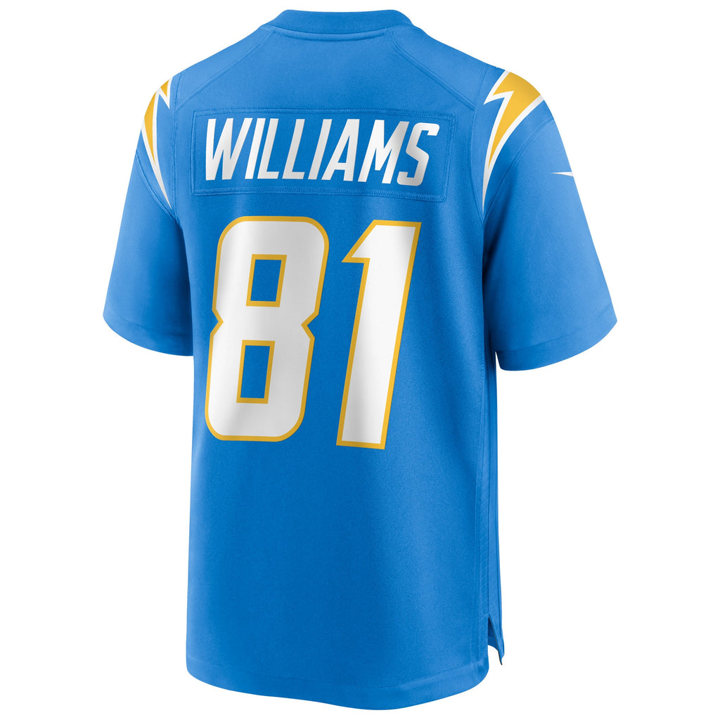 Mike Williams Los Angeles Chargers Game Jersey - Powder Blue