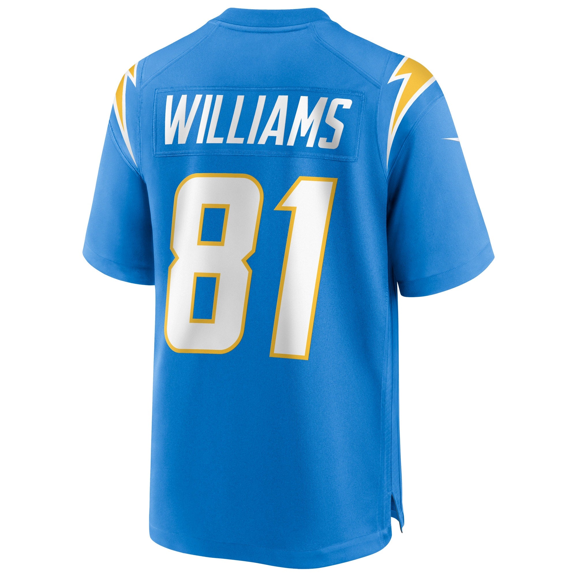 Mike Williams Los Angeles Chargers Game Jersey - Powder Blue