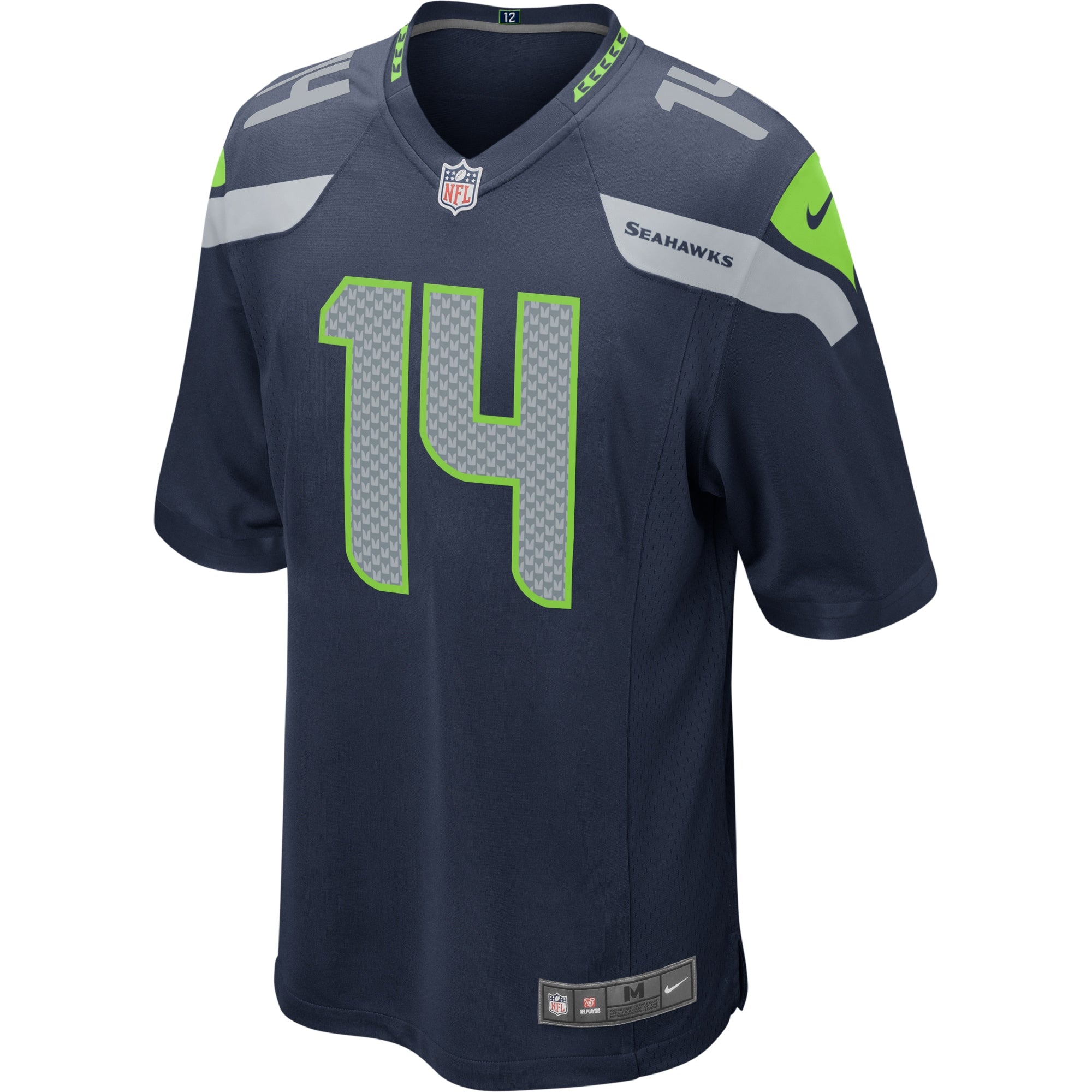 DK Metcalf Seattle Seahawks Game Jersey - College Navy