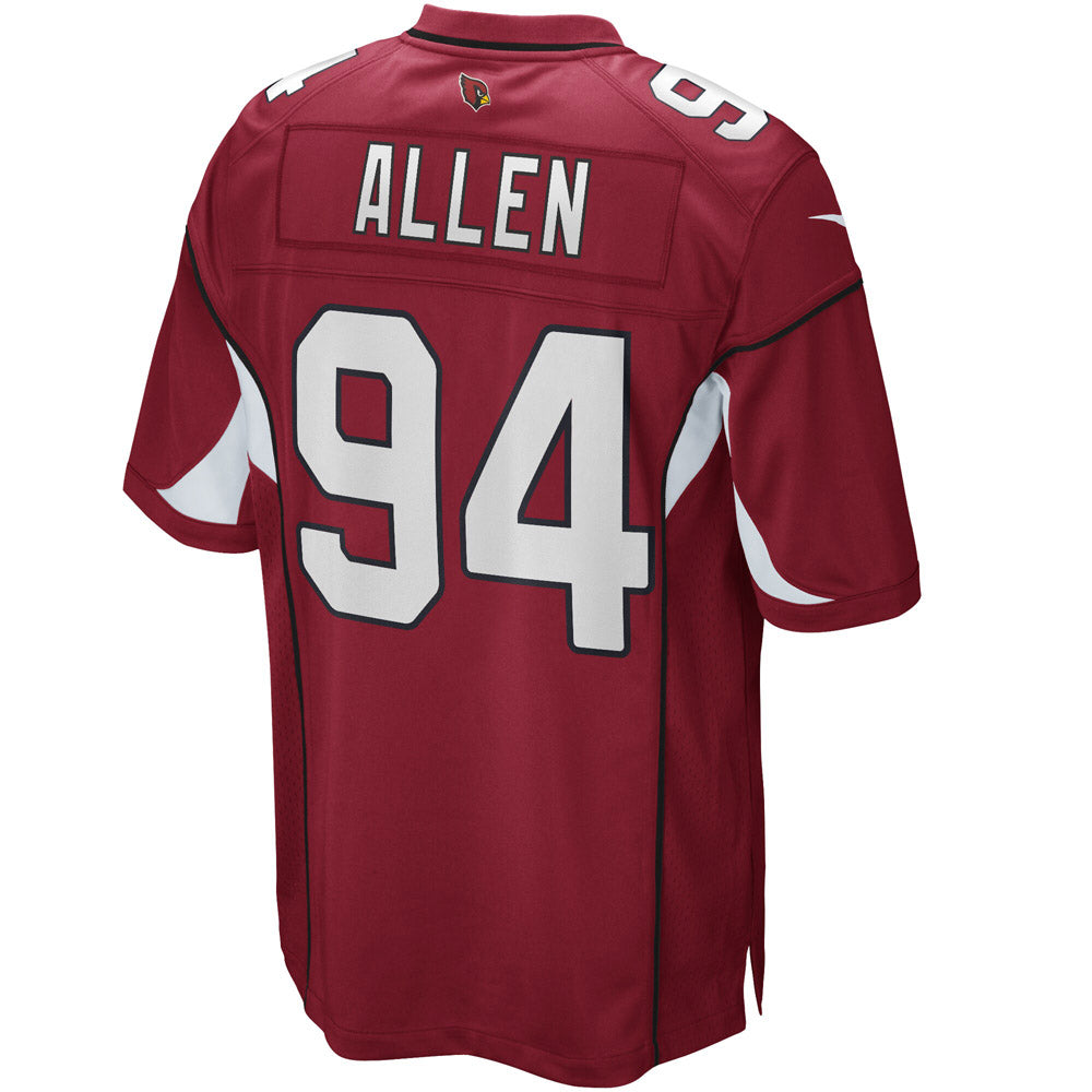 Men's Arizona Cardinals Zach Allen Game Player Jersey Cardinal Red