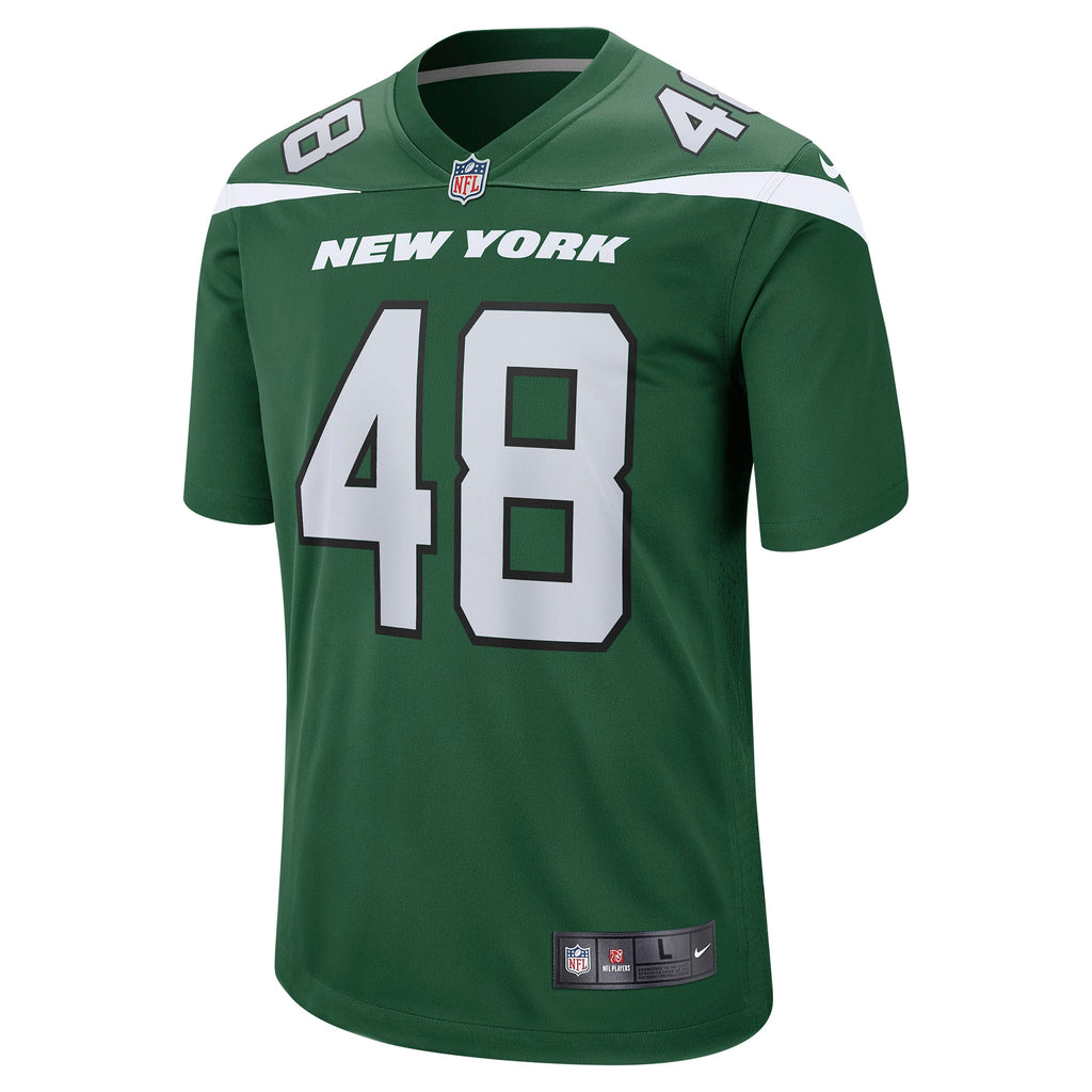 Nick Bawden New York Jets Game Player Jersey - Gotham Green