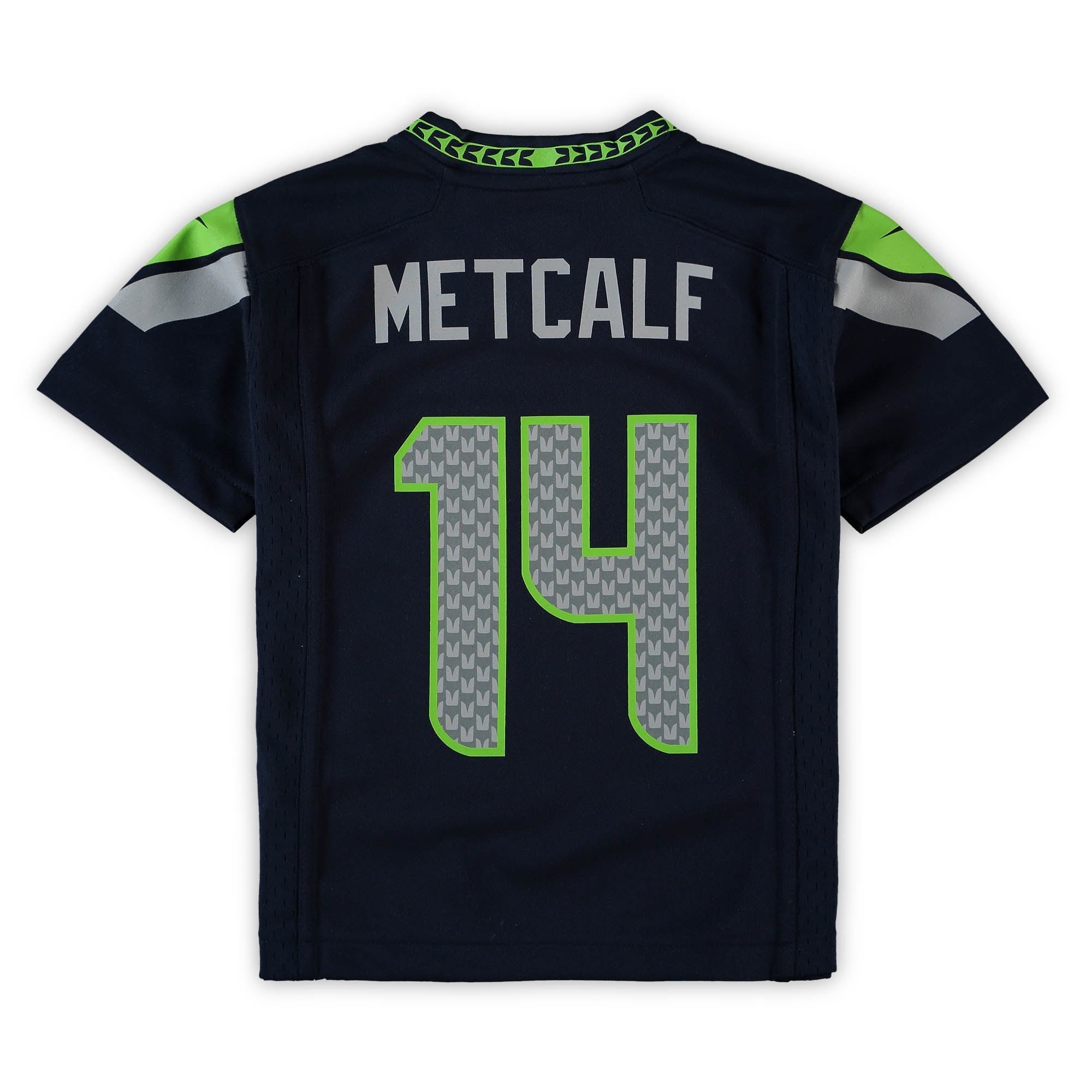 Preschool DK Metcalf Navy Seattle Seahawks Game Jersey