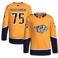 Juuso Parssinen Nashville Predators Home Primegreen Authentic Pro Jersey - Gold