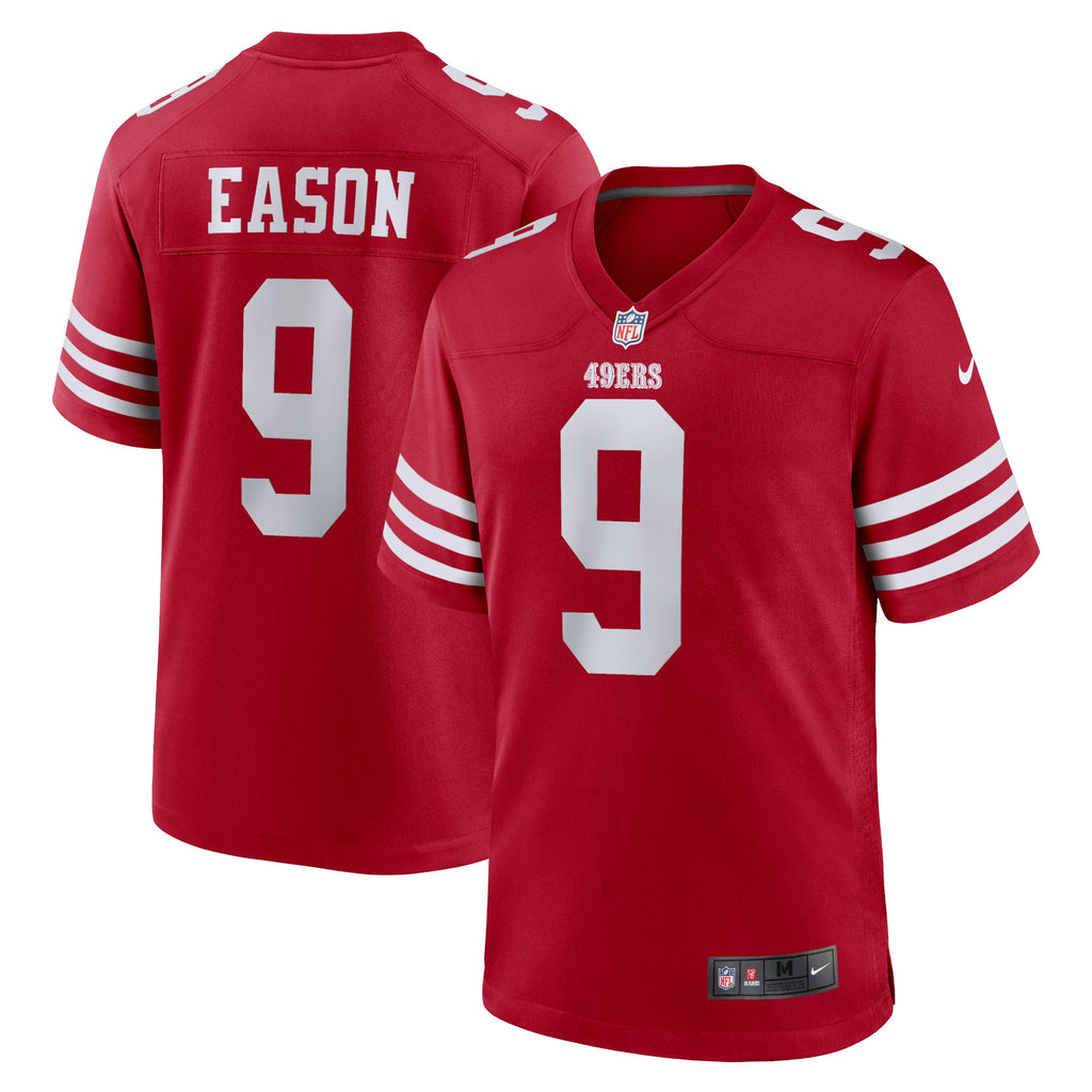 Jacob Eason San Francisco 49ers Home Game Player Jersey - Scarlet