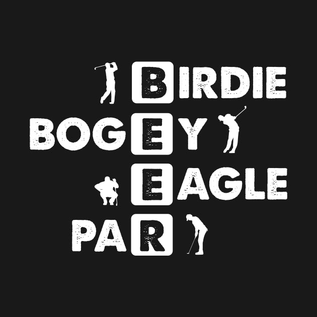 Birdie Bogey Eagle Par Beer Funny Golf Golfing Golfer Gift Hoodie