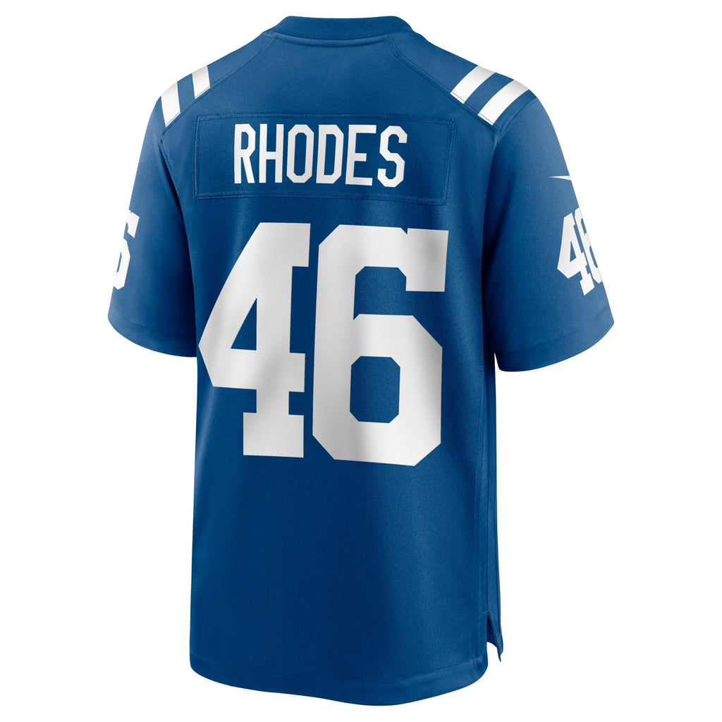 Luke Rhodes Indianapolis Colts Game Jersey - Royal