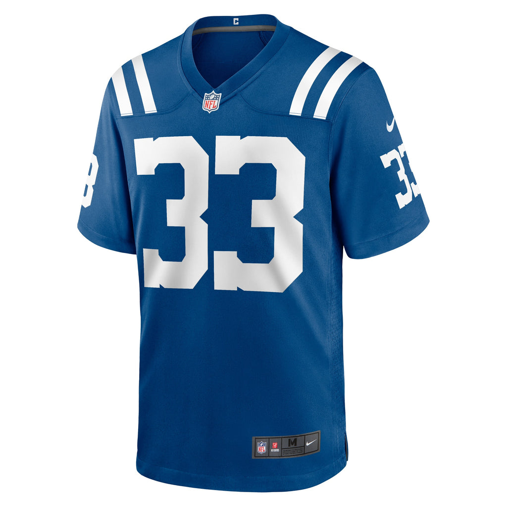 Dallis Flowers Indianapolis Colts Game Player Jersey - Royal