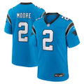 D.J. Moore Carolina Panthers Alternate Game Jersey - Blue