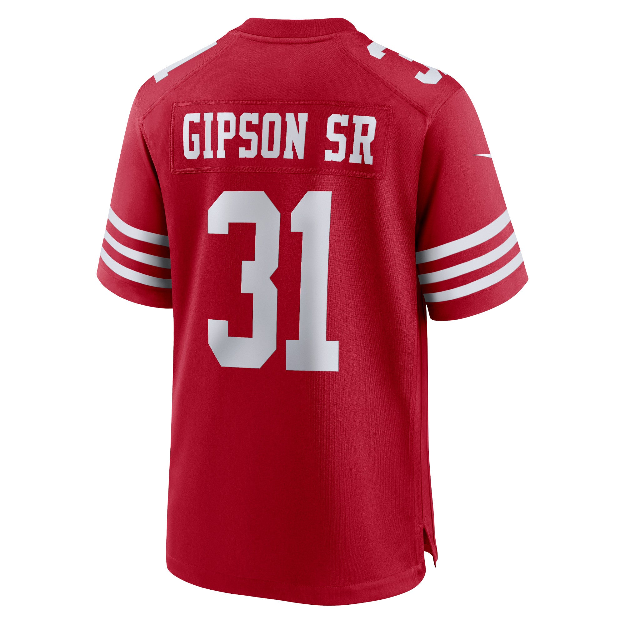 Tashaun Gipson Sr. San Francisco 49ers Home Game Player Jersey - Scarlet