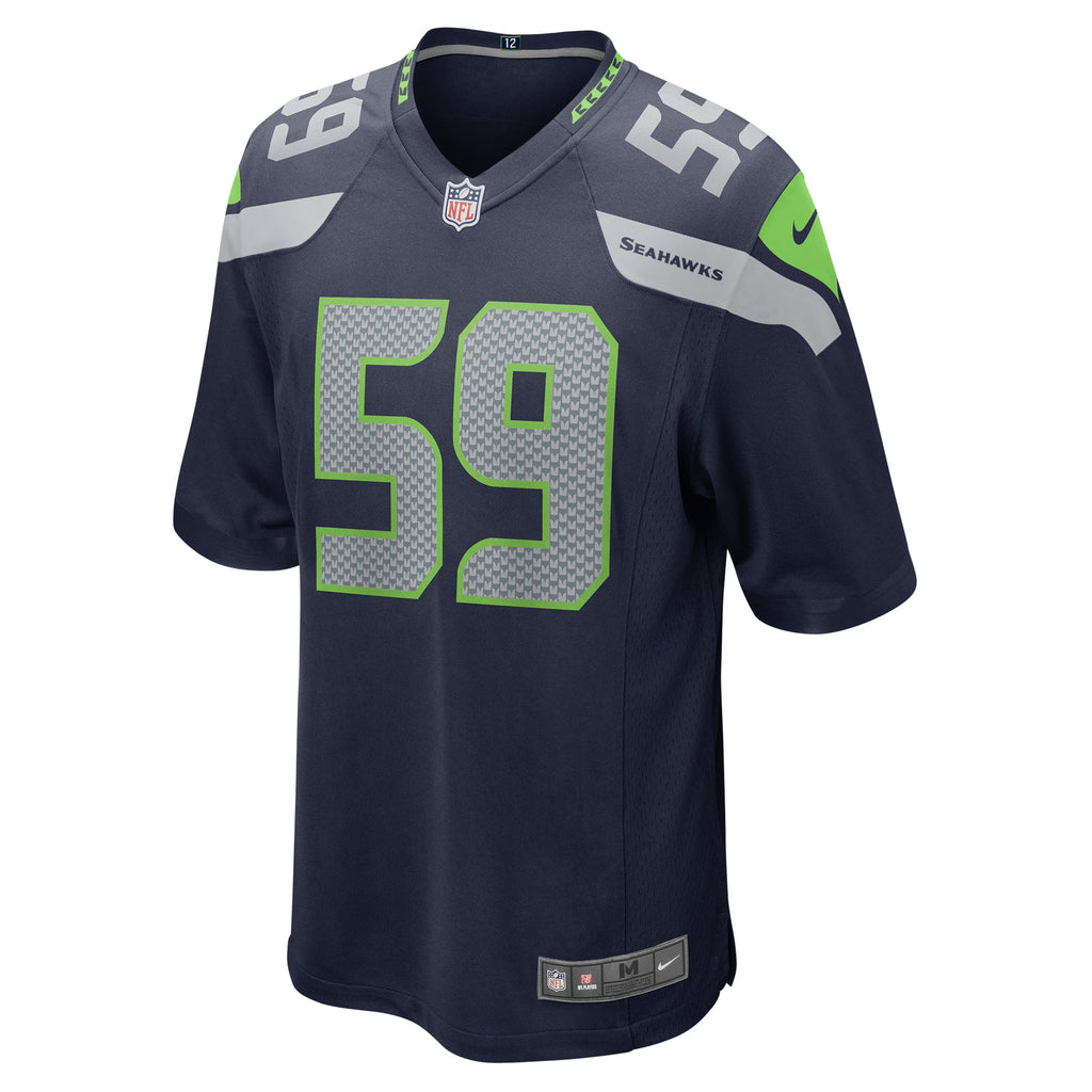 Jon Rhattigan Seattle Seahawks Game Jersey - College Navy
