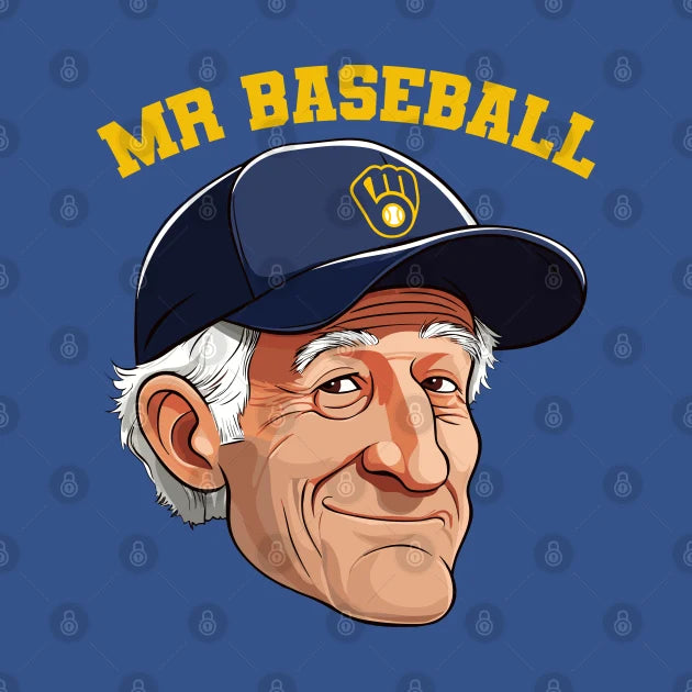 Mr Baseball Bob Uecker Baseball Fan Tribute T-Shirt