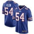 A.J. Klein Buffalo Bills Game Player Jersey - Royal