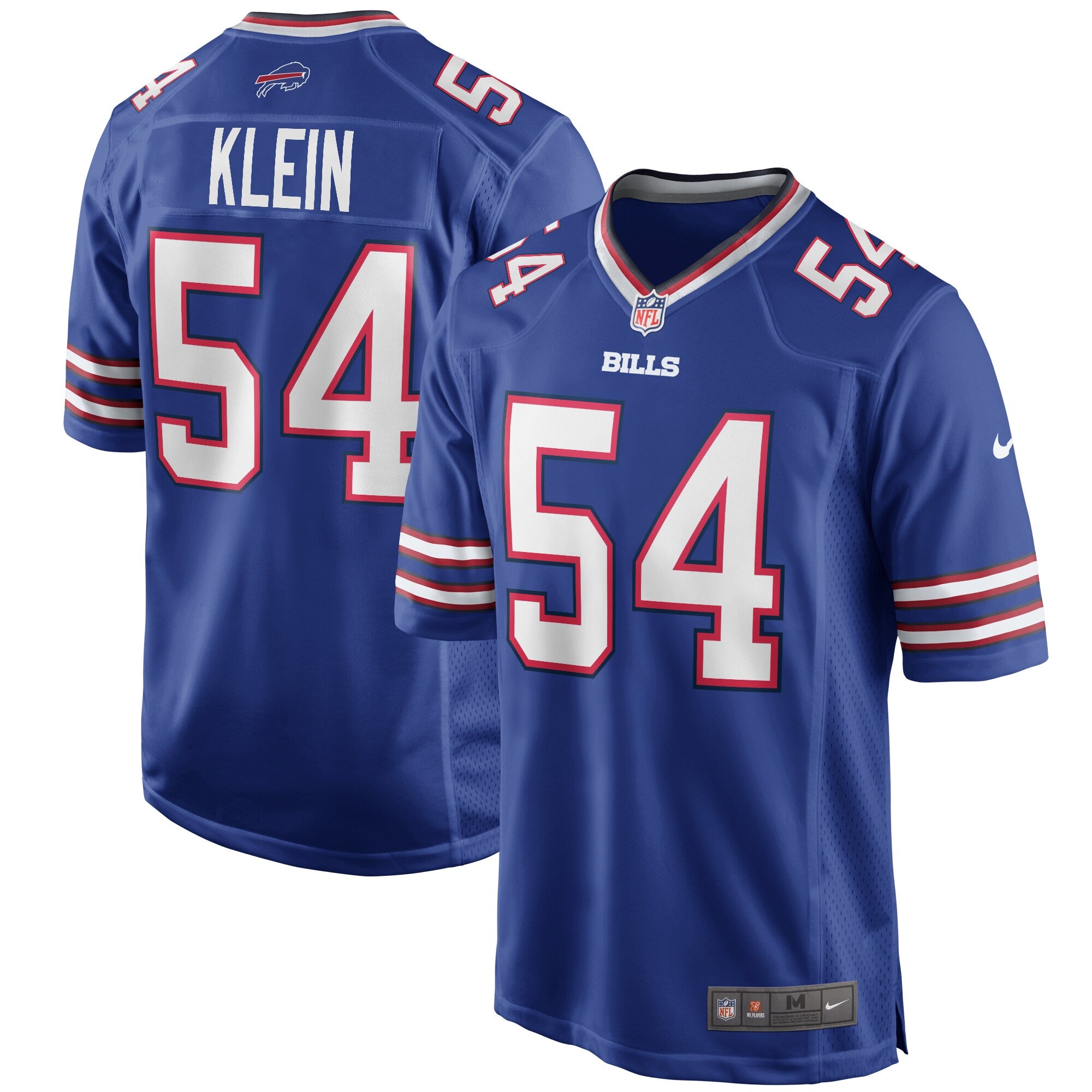 A.J. Klein Buffalo Bills Game Player Jersey - Royal