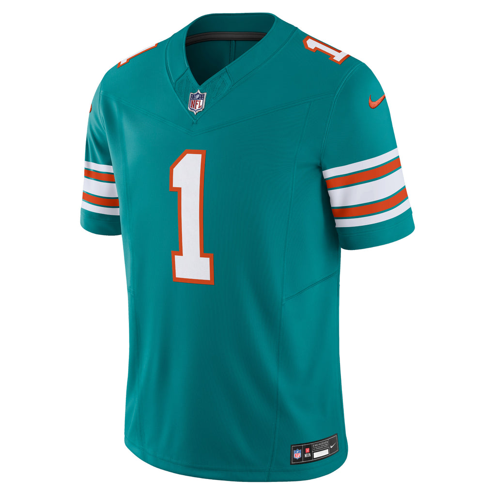 Tua Tagovailoa Miami Dolphins Vapor F.U.S.E. Limited Jersey - Aqua