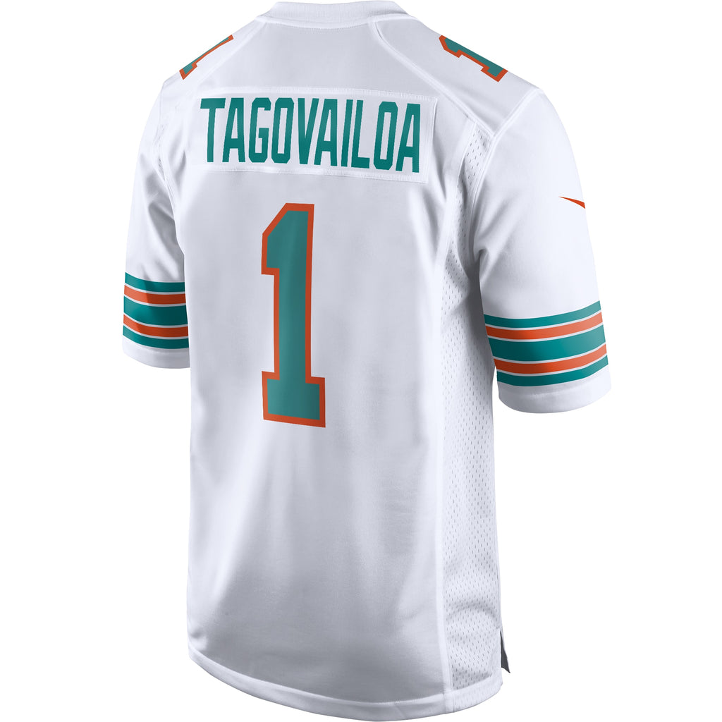Tua Tagovailoa Miami Dolphins 2nd Alternate Game Jersey - White