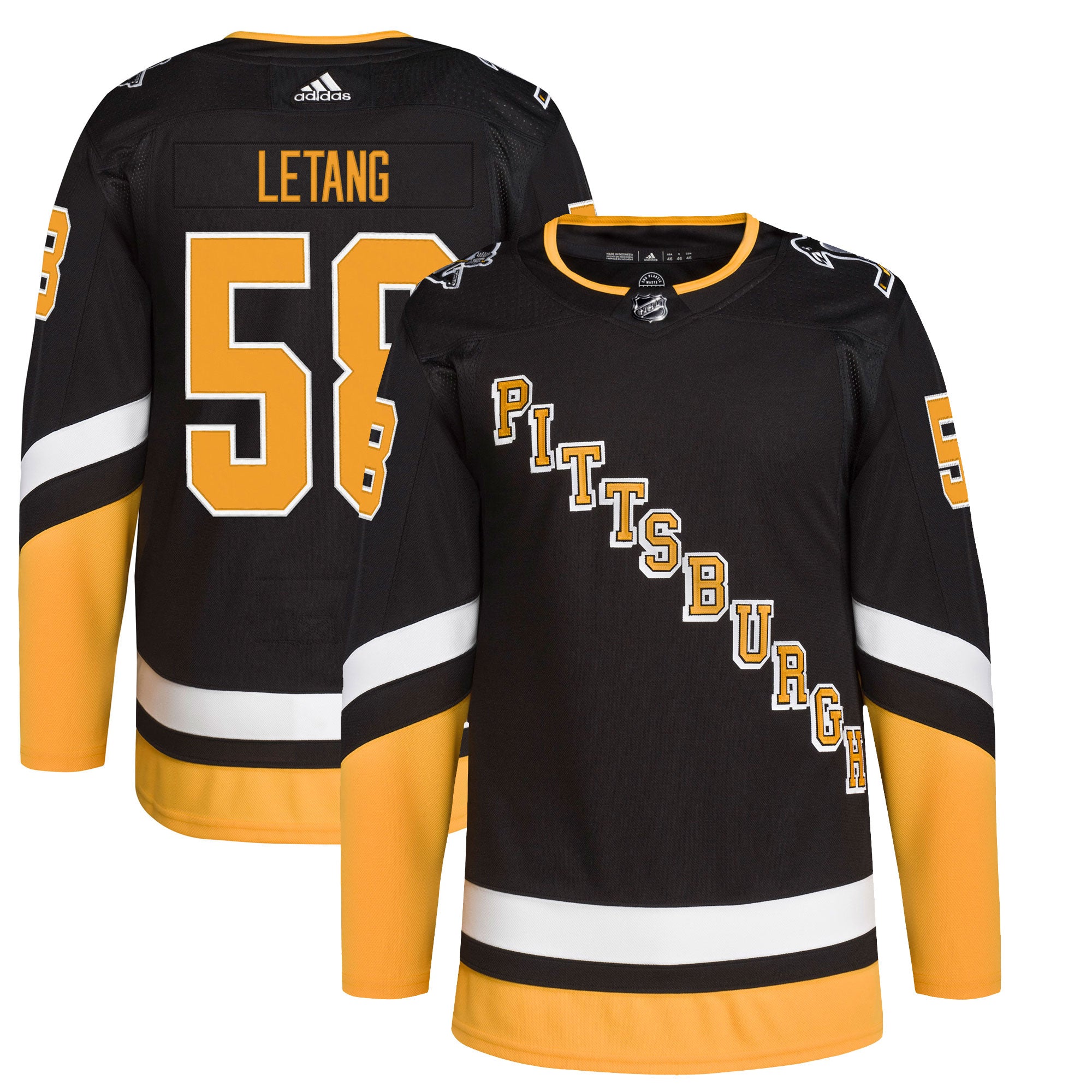 Kris Letang Pittsburgh Penguins 2021/22 Alternate Primegreen Authentic Pro Player Jersey - Black