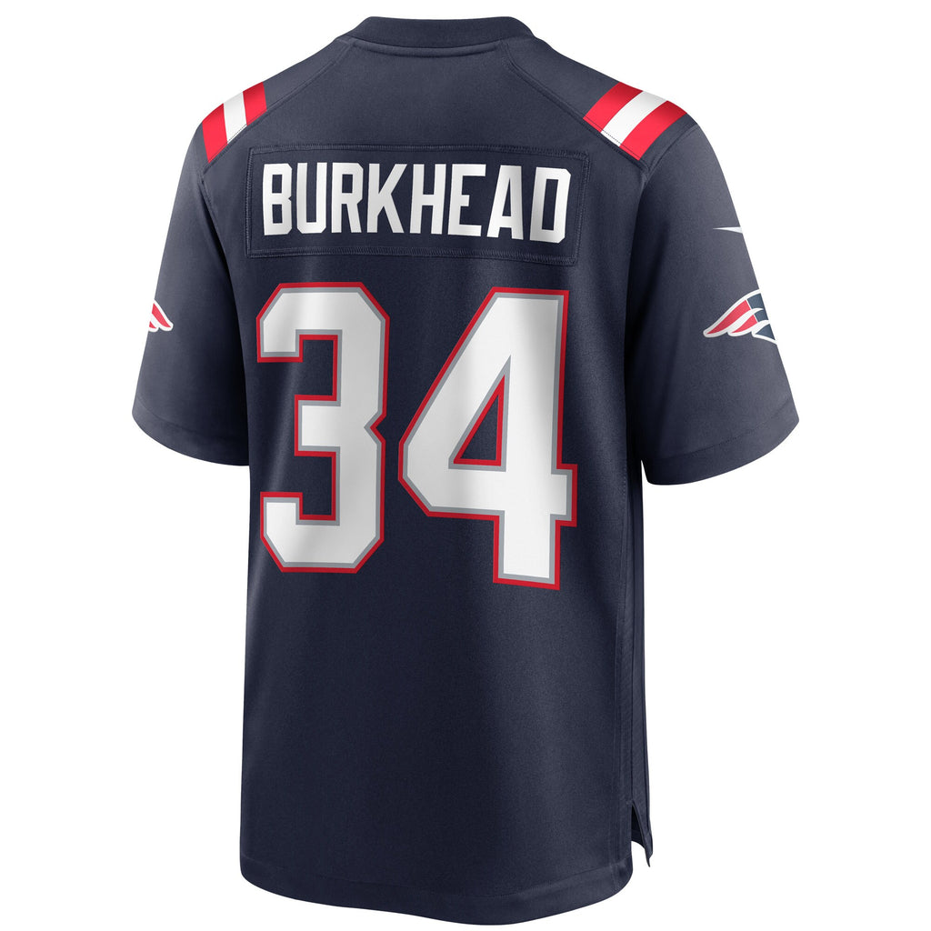 Rex Burkhead New England Patriots Game Jersey - Navy