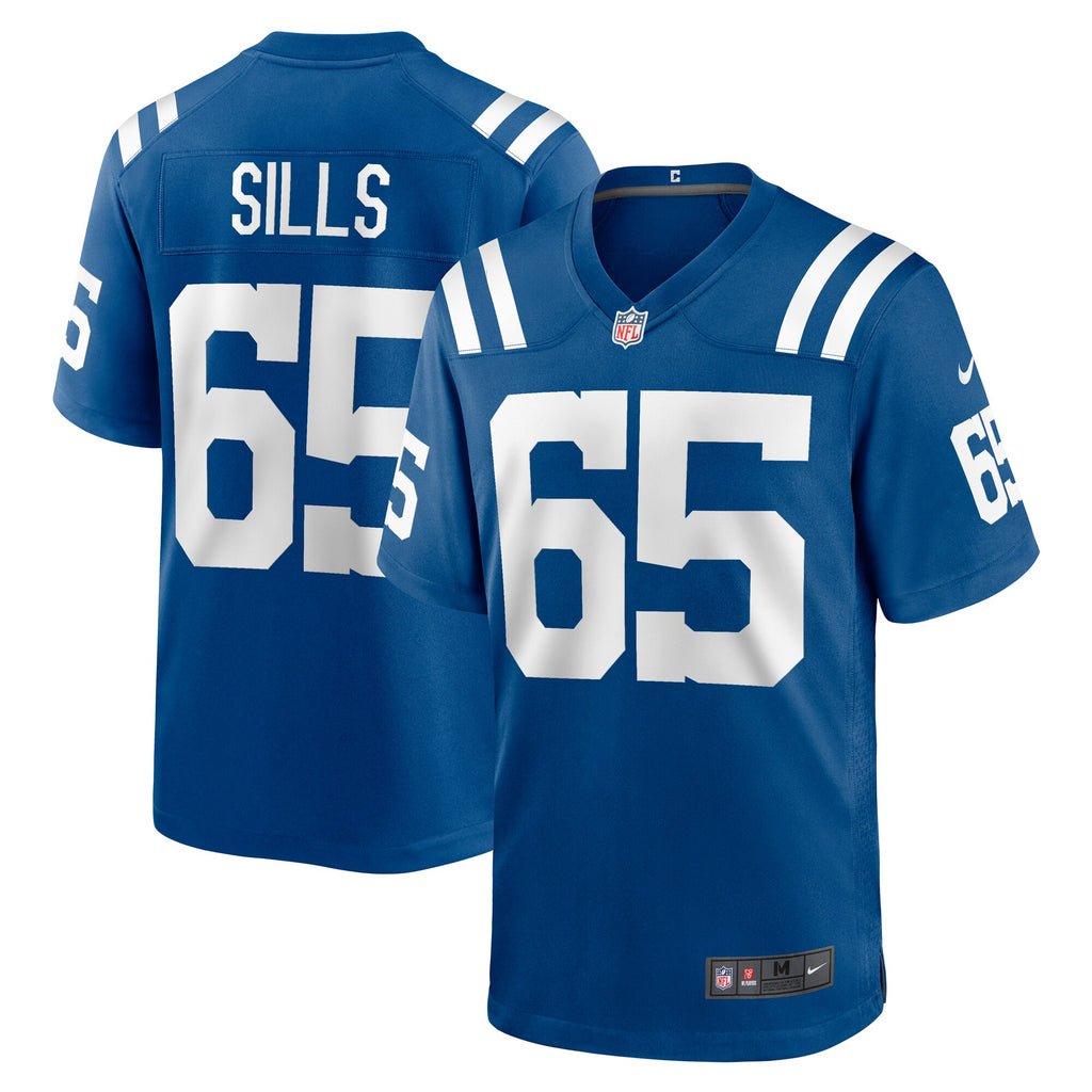 Josh Sills Indianapolis Colts Team Game Jersey - ?Royal