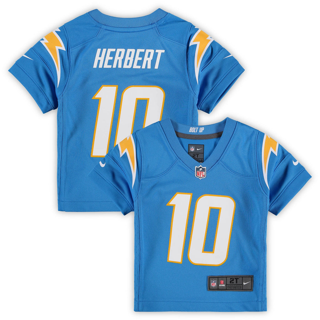 Justin Herbert Los Angeles Chargers Toddler Game Jersey - Powder Blue