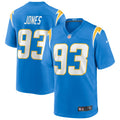 Justin Jones Los Angeles Chargers Game Jersey - Powder Blue