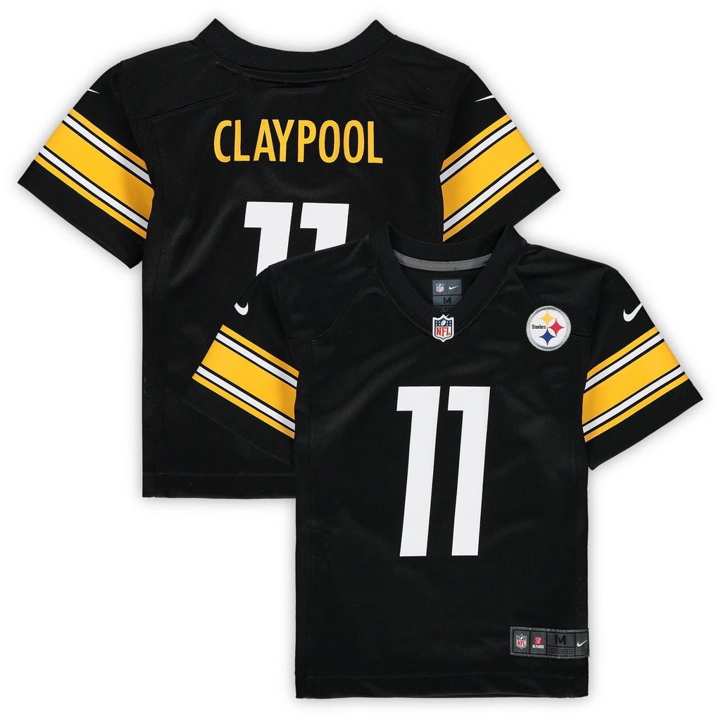Preschool Chase Claypool Black Pittsburgh Steelers Game Jersey
