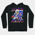 Josh Allen Retro Collage Hoodie