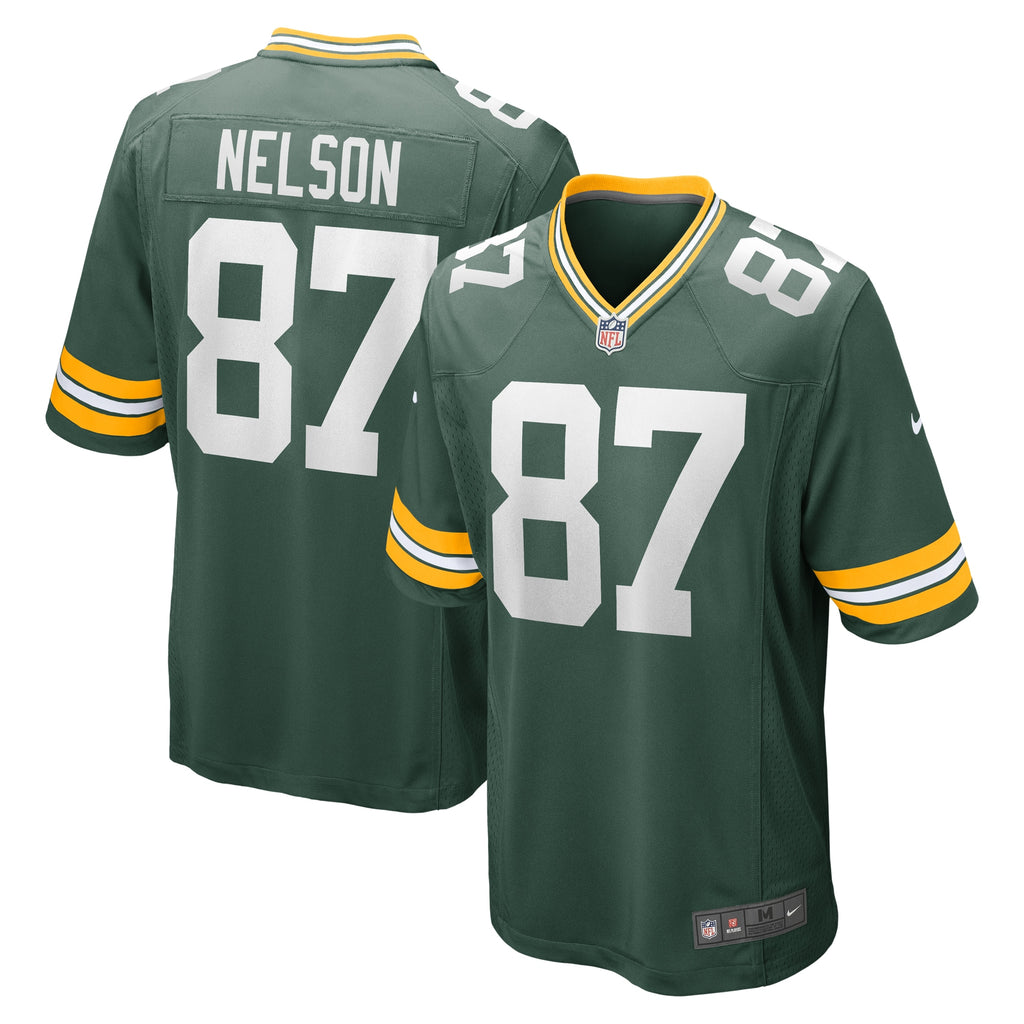 Jordy Nelson Green Bay Packers Retired Game Jersey - Green