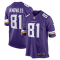 Malik Knowles Minnesota Vikings Team Game Jersey - ?Purple