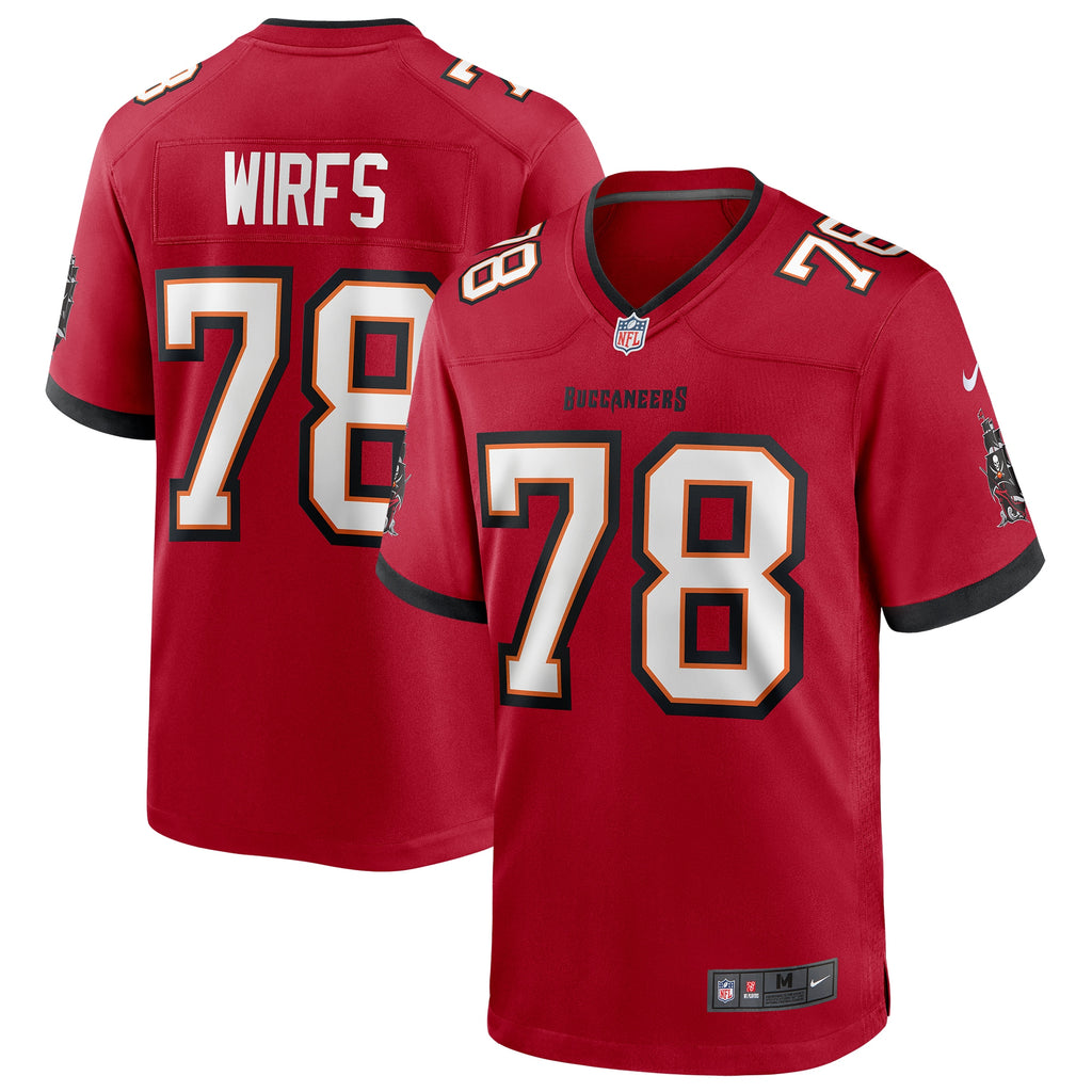 Tristan Wirfs Tampa Bay Buccaneers Player Game Jersey - Red