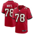 Tristan Wirfs Tampa Bay Buccaneers Player Game Jersey - Red