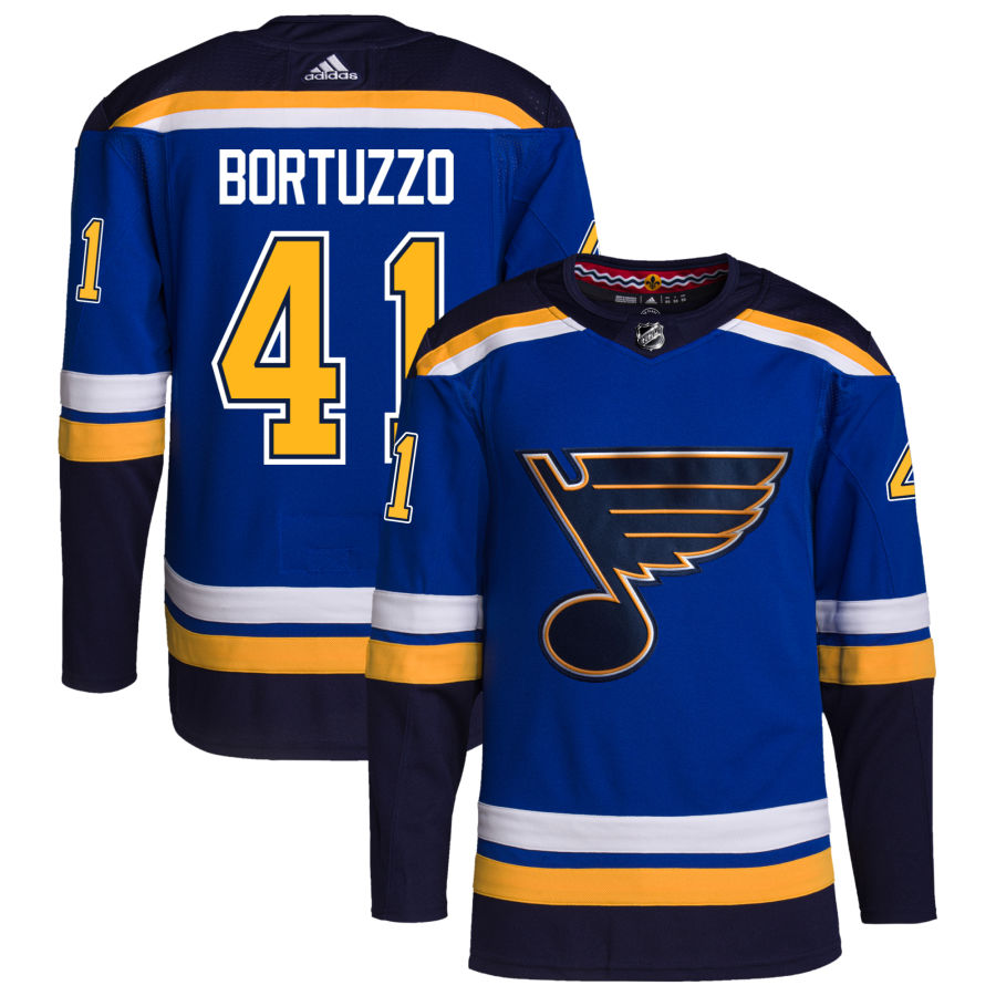 Robert Bortuzzo St. Louis Blues Home Authentic Pro Jersey - Royal