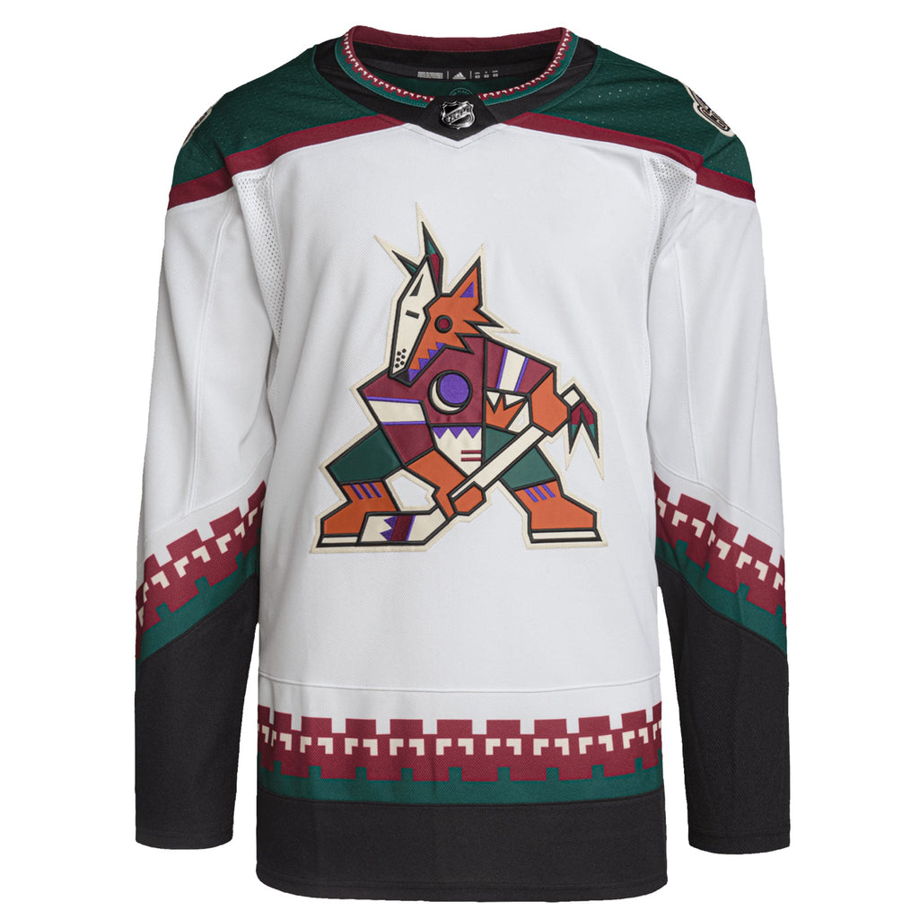 Arizona Coyotes Away Primegreen Authentic Pro Blank Jersey - White