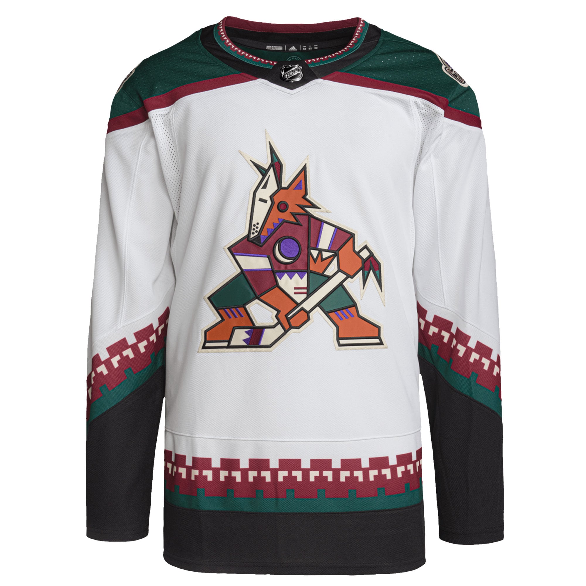 Arizona Coyotes Away Primegreen Authentic Pro Blank Jersey - White