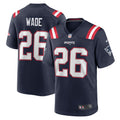 Shaun Wade New England Patriots Game Jersey - Navy