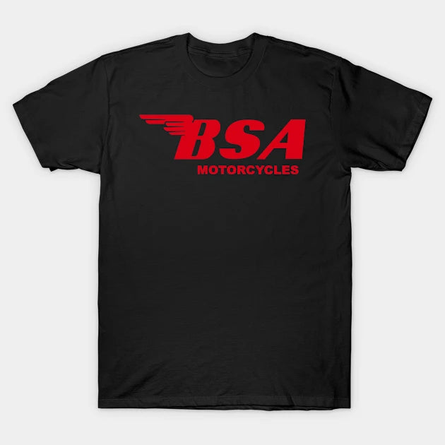 Bsaa Classic Motorcycle Logo T-Shirt