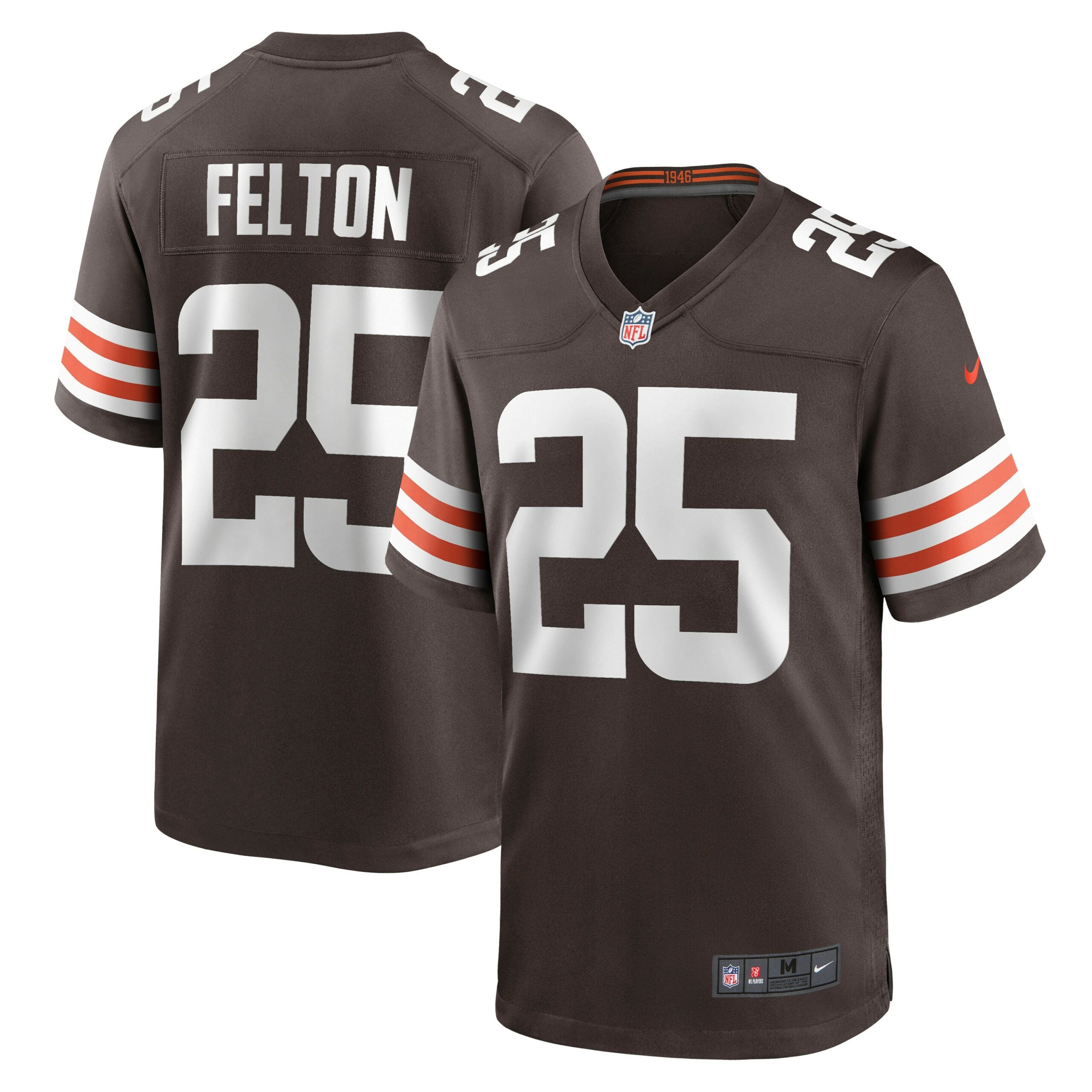 Demetric Felton Cleveland Browns Game Jersey - Brown