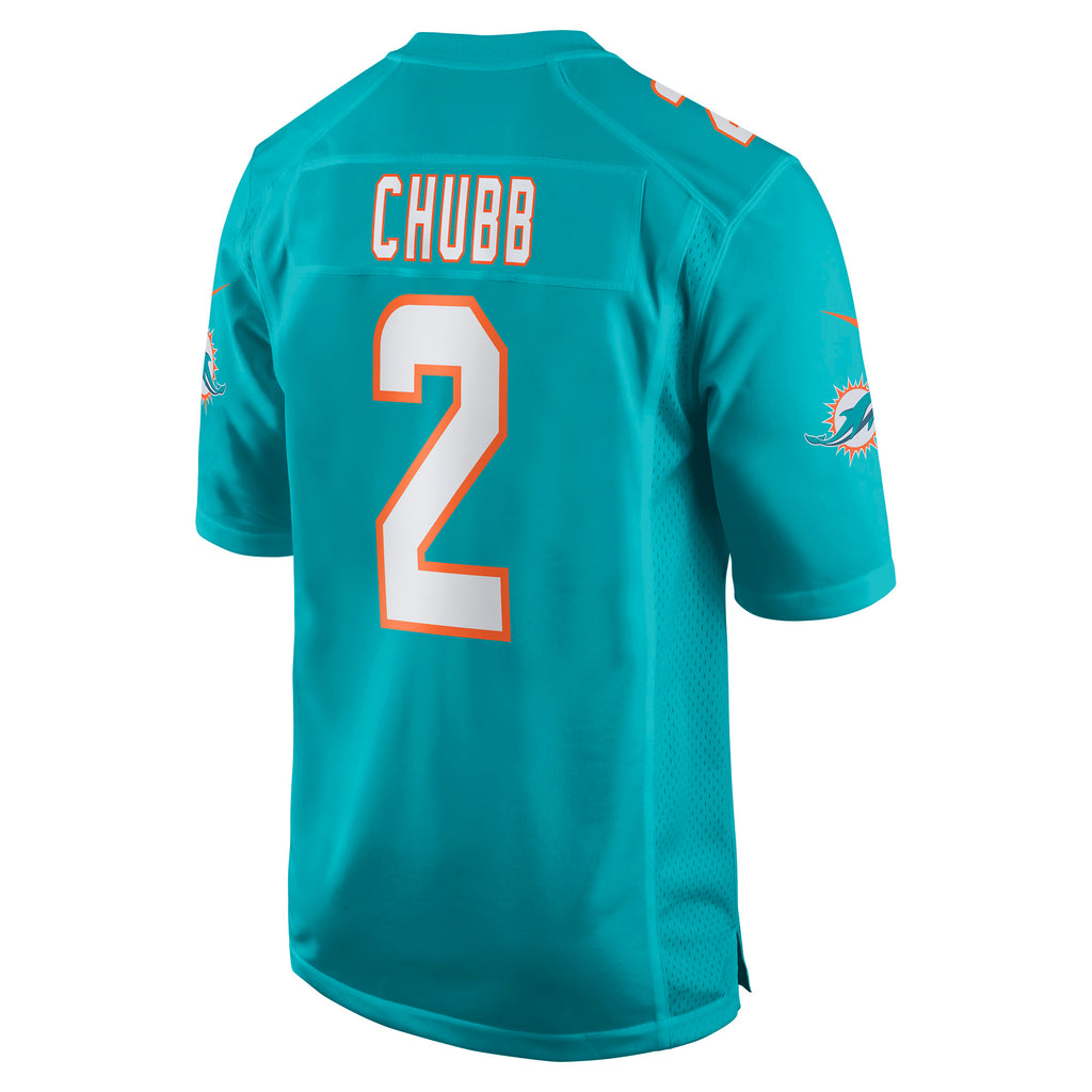 Bradley Chubb Miami Dolphins Game Player Jersey - Aqua