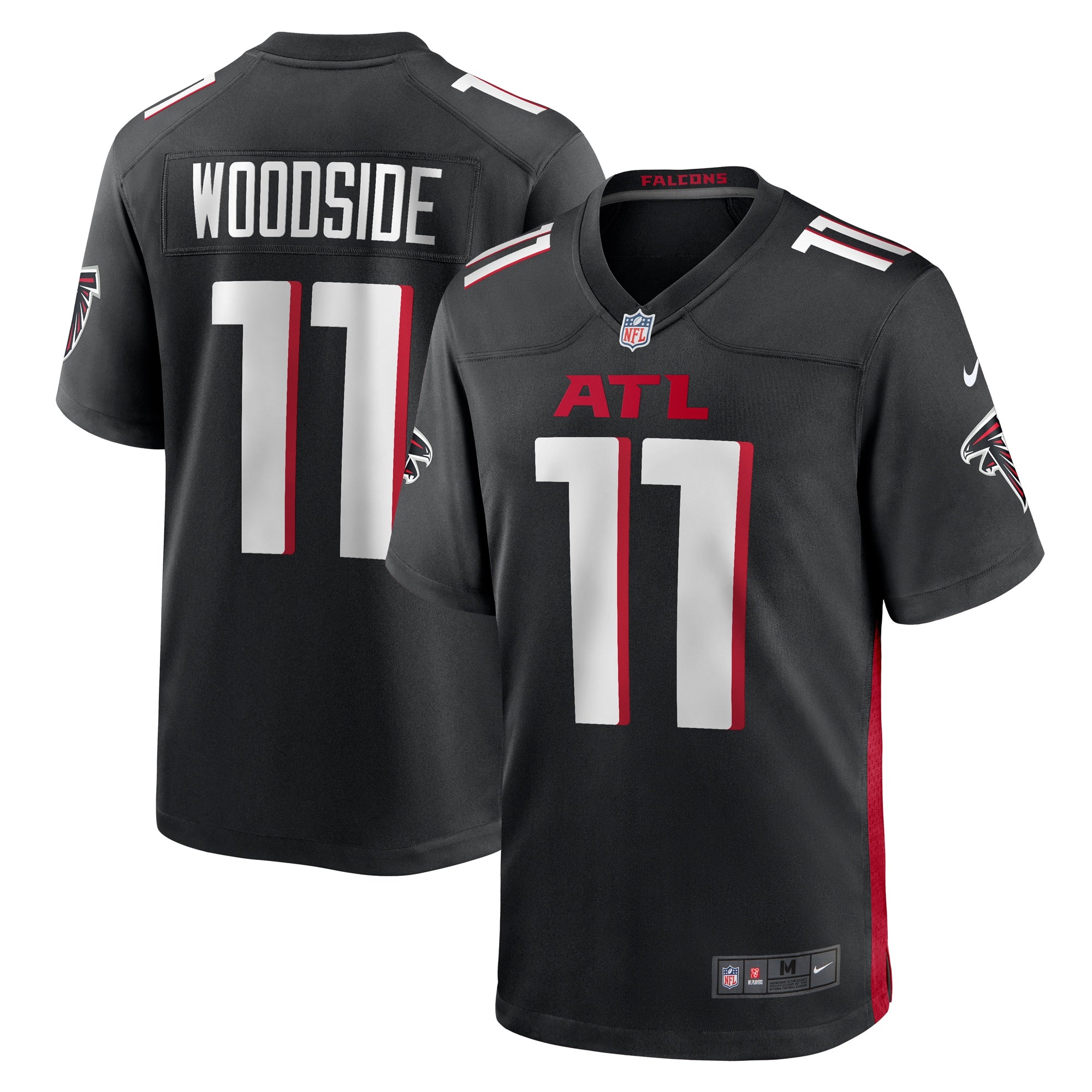 Logan Woodside Atlanta Falcons Team Game Jersey - ?Black