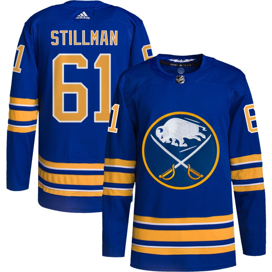 Riley Stillman Buffalo Sabres Home Authentic Pro Jersey - Royal