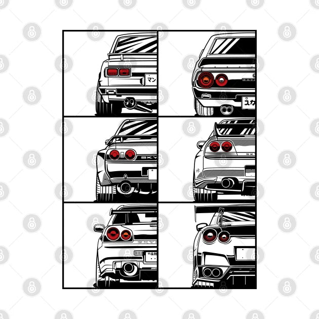 Skyline Gtr Family T-Shirt