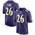 Geno Stone Baltimore Ravens Game Jersey - Purple